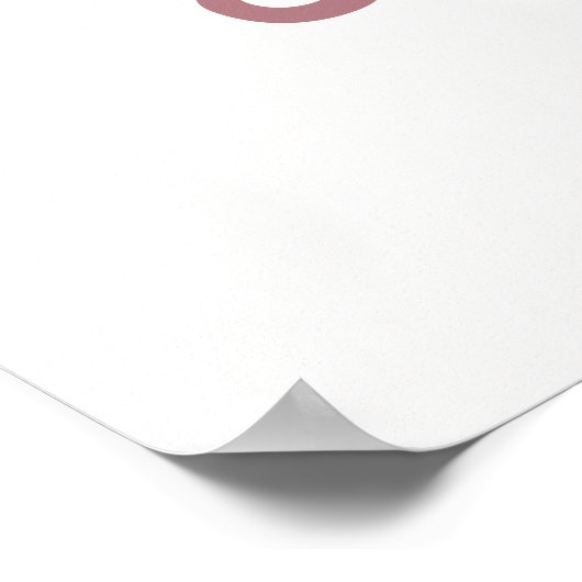 Christliches Kindergebet Rosa | Poster (Ecke)