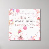 Christliches Kinderzimmer Kunst - Jeremiah Bible V Leinwanddruck (Vorderseite)