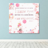 Christliches Kinderzimmer Kunst - Jeremiah Bible V Leinwanddruck (Insitu (Holzboden))