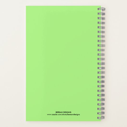 Christliches KINGDOM CHICK Weiblicher Unternehmer Notizblock (Rückseite)