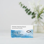 Christliches kirchliches Thema Moderne Visitenkart Visitenkarte (Stehend Vorderseite)