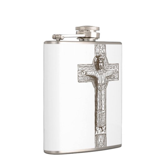 Christliches Klassikkreuz Flachmann (Rechts)