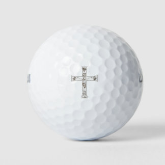 Christliches Klassikkreuz Golfball