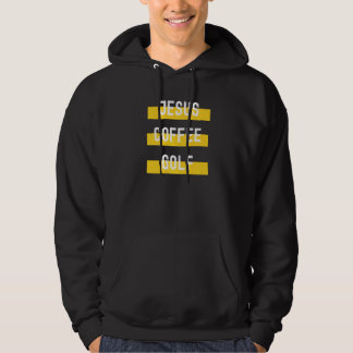 Christliches Kleidungsstück Jesus Coffee Golf Hoodie