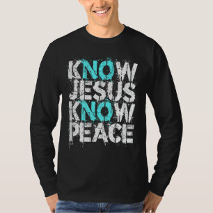 Christliches Kleidungsstück - Jesus kennen den Fri T-Shirt