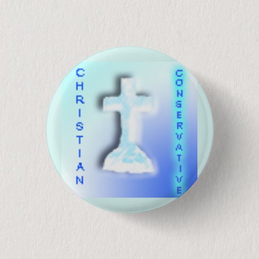 Christliches konservatives Party Button (Vorderseite)