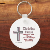 Christliches Krankenkreuz2 Schlüsselanhänger (Vorderseite)