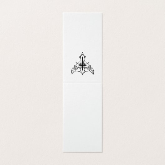 Christliches Kreuz (Außenseite Aufgefaltet)