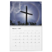 christliches Kreuz 2026 Kalender (Feb 2027)