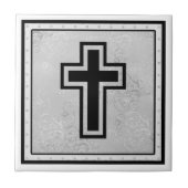 Christliches Kreuz 2 Fliese (Vorderseite)