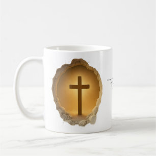 Christliches Kreuz 3D Kaffeetasse
