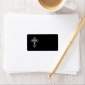 Christliches Kreuz Adressaufkleber (Insitu)