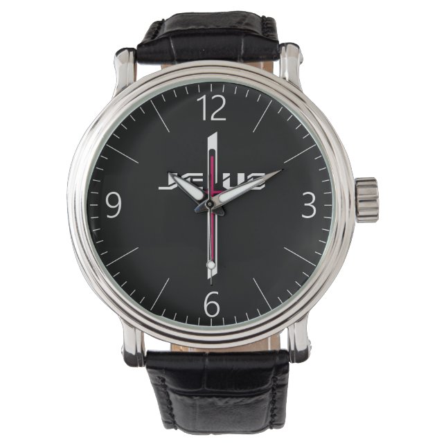 Christliches Kreuz Armbanduhr (Vorderseite)