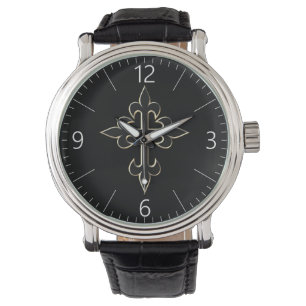 Christliches Kreuz Armbanduhr
