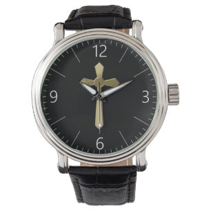 Christliches Kreuz Armbanduhr
