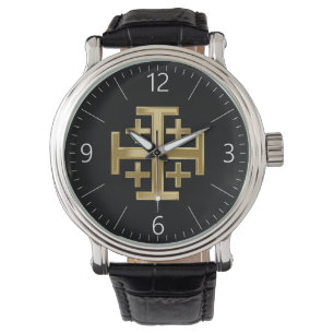 Christliches Kreuz Armbanduhr