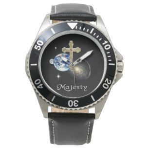 Christliches Kreuz Armbanduhr