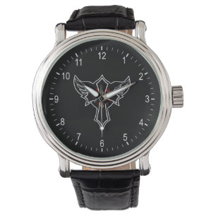 Christliches Kreuz Armbanduhr