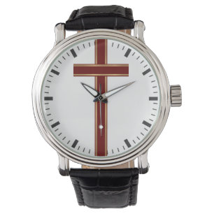 Christliches Kreuz Armbanduhr