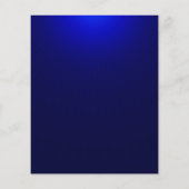 Christliches Kreuz auf dunkelblauem Hintergrund Flyer (Hinten)