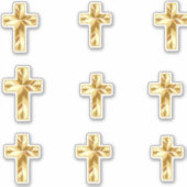 Christliches Kreuz Aufkleber (Vorderseite)