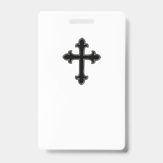 Christliches Kreuz Ausweis (Vorderseite)