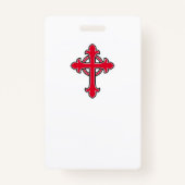 Christliches Kreuz Ausweis (Vorderseite)