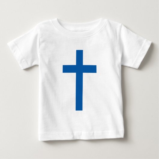 "CHRISTLICHES KREUZ " BABY T-SHIRT (Vorderseite)