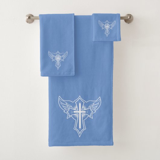 Christliches Kreuz Badhandtuch Set (Insitu)