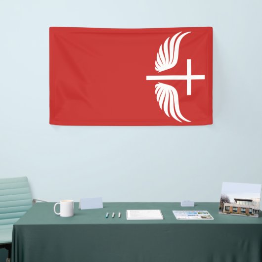 Christliches Kreuz Banner (Messeveranstaltung)