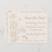 Christliches Kreuz Blühe Datumskarten speichern Save The Date (Vorne/Hinten)