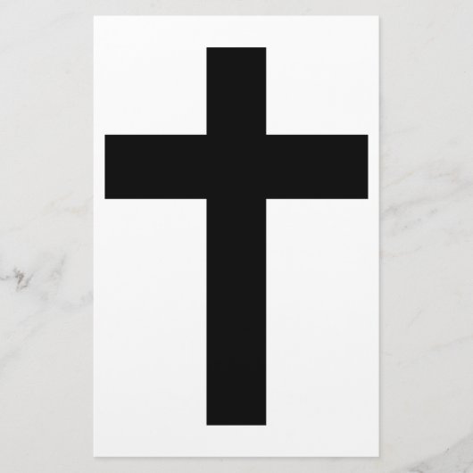 Christliches Kreuz Briefpapier (Vorderseite)