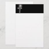 Christliches Kreuz Briefpapier (Vorne/Hinten)