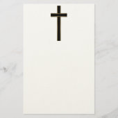 Christliches Kreuz Briefpapier (Vorderseite)