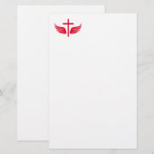 Christliches Kreuz Briefpapier (Vorne/Hinten)