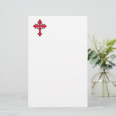 Christliches Kreuz Briefpapier (Stehend Vorderseite)