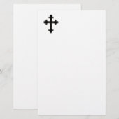 Christliches Kreuz Briefpapier (Vorne/Hinten)