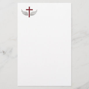 Christliches Kreuz Briefpapier