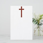Christliches Kreuz Briefpapier (Stehend Vorderseite)
