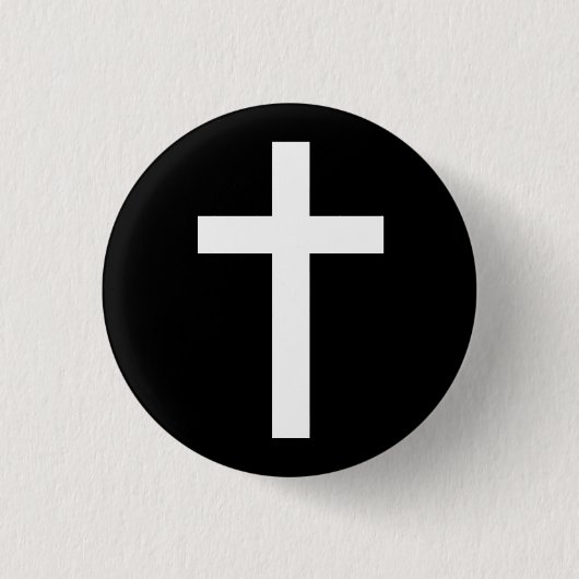 "CHRISTLICHES KREUZ " BUTTON (Vorderseite)