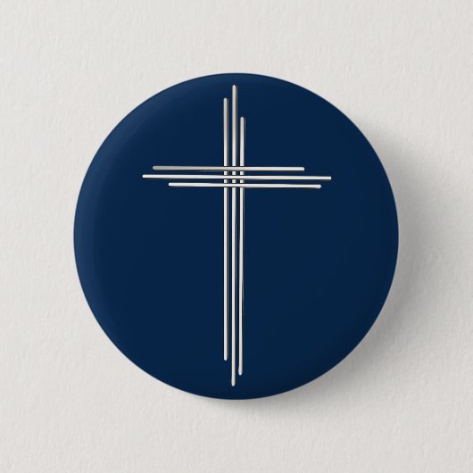 Christliches Kreuz Button (Vorderseite)