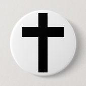 Christliches Kreuz Button (Vorderseite)