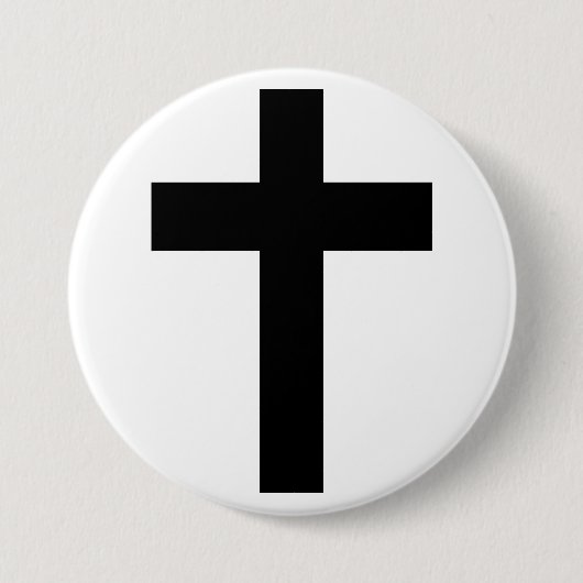 Christliches Kreuz Button (Vorderseite)
