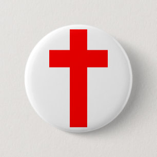 Christliches Kreuz Button