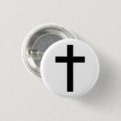 "CHRISTLICHES KREUZ " BUTTON (Vorne & Hinten)