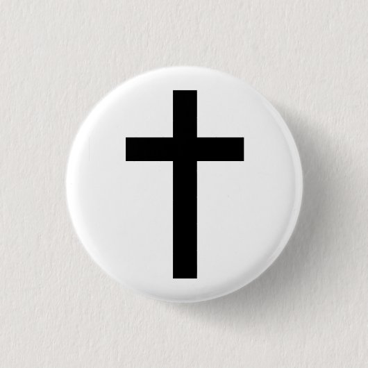 "CHRISTLICHES KREUZ " BUTTON (Vorderseite)