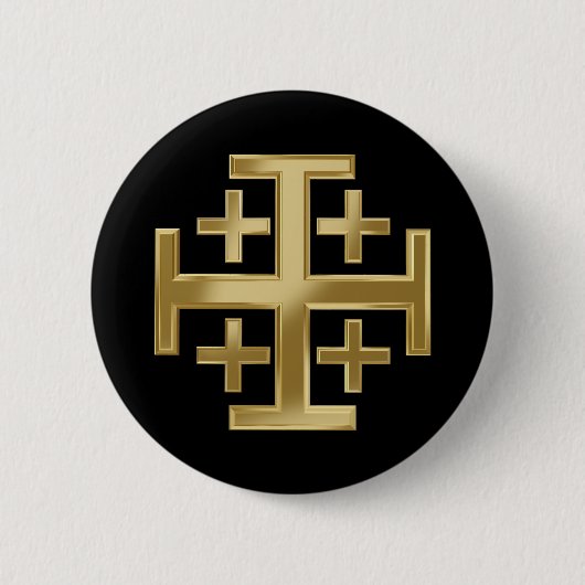 Christliches Kreuz Button (Vorderseite)