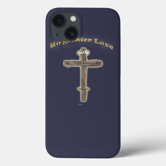 Christliches Kreuz Case-Mate iPhone Hülle (Rückseite)