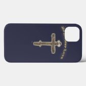 Christliches Kreuz Case-Mate iPhone Hülle (Rückseite (Horizontal))