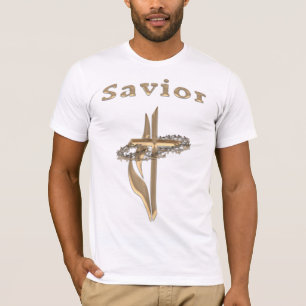 Christliches Kreuz des Retters T-Shirt